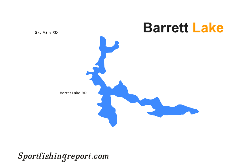 Barrett Lake Lake Map