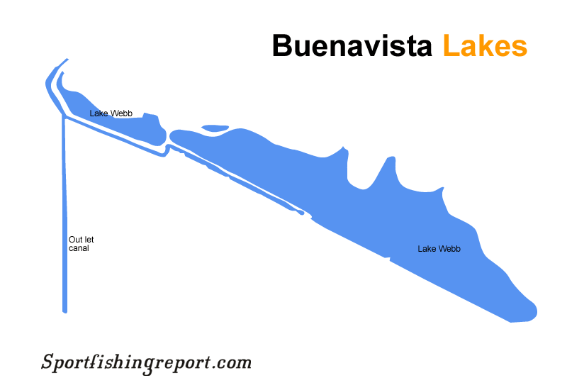 Buena Vista Lakes Lake Map