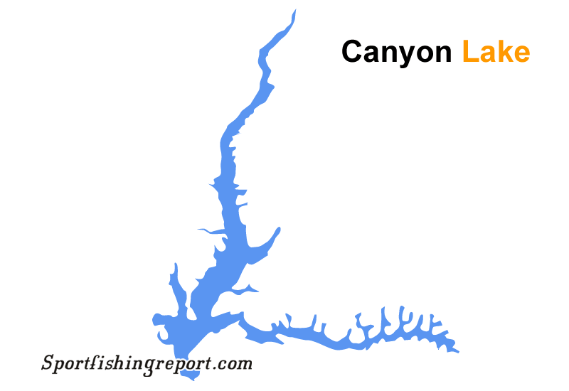 Canyon Lake Lake Map